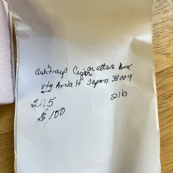 Vintage Ardalt Japan Lenwile China Cigarette box + 2 ashtrays pink ladies 6008E - Picture 11 of 11